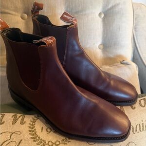 R.M. Williams Chestnut Leather Boots